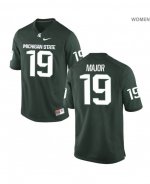 Women's Michigan State Spartans NCAA #19 Julian Major Green Authentic Nike Stitched College Football Jersey YT32Q62ZU